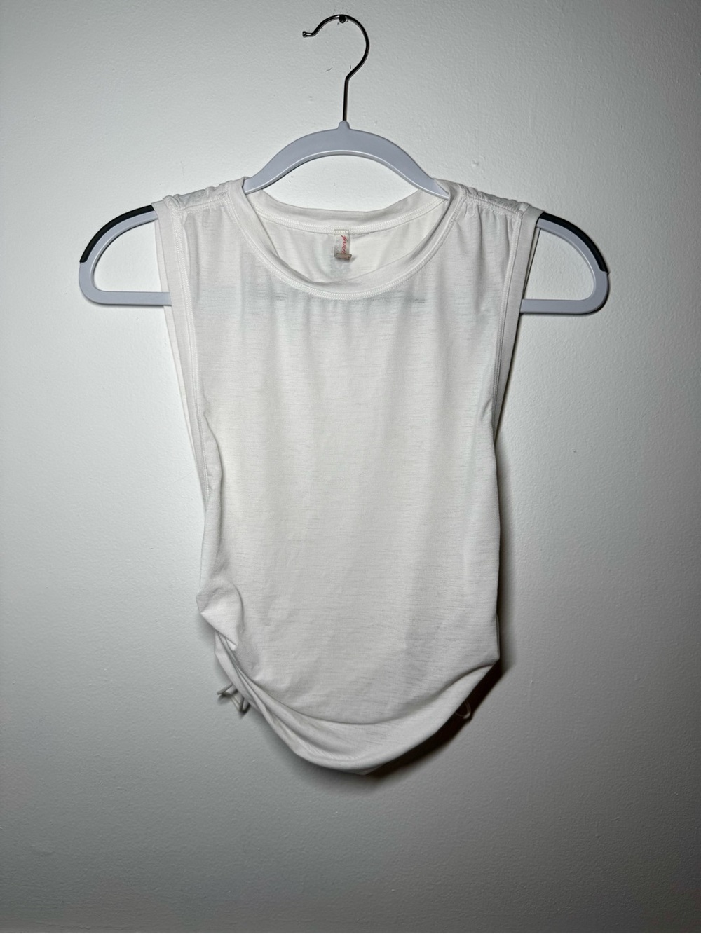 Free People Women's White Sleeveless Tank Top